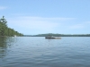 Looking NE up Pleasant Lake